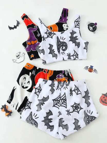 💥Halloween Pre - Sale 40% Off 🎃Halloween vest pajamas set👻