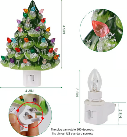 🎄Christmas Sales 46% 🎄2024 Christmas Tree Night Light（Buy many offer）