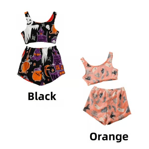 💥Halloween Pre - Sale 40% Off 🎃Halloween vest pajamas set👻