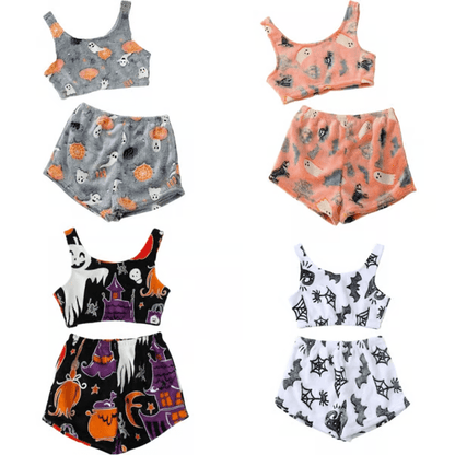 💥Halloween Pre - Sale 40% Off 🎃Halloween vest pajamas set👻