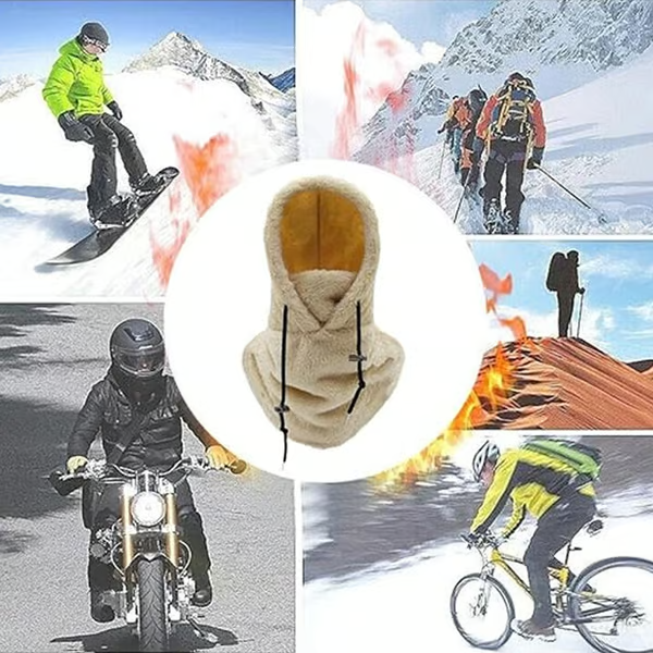 🔥2024 HOT SALE-49% OFF🔥Winter Outdoor Sherp Hooded Sports Windproof Mask⛷️