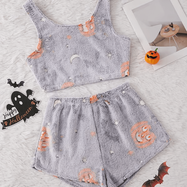 💥Halloween Pre - Sale 40% Off 🎃Halloween vest pajamas set👻