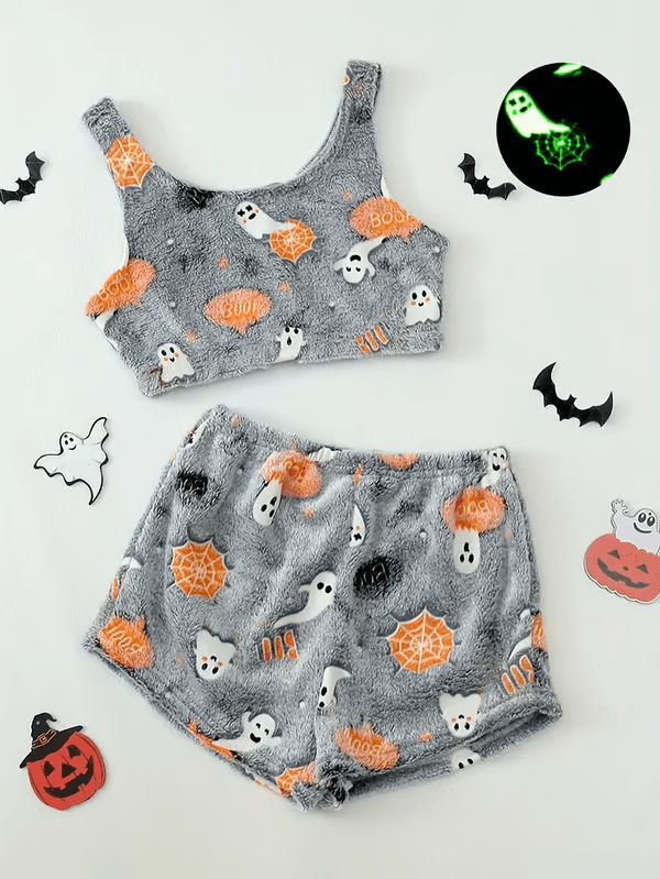 💥Halloween Pre - Sale 40% Off 🎃Halloween vest pajamas set👻