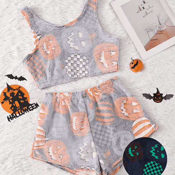 💥Halloween Pre - Sale 40% Off 🎃Halloween vest pajamas set👻