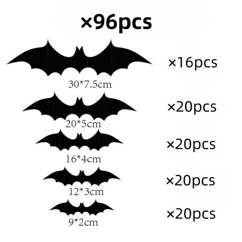 Halloween bat wall decoration glowing【with lights】