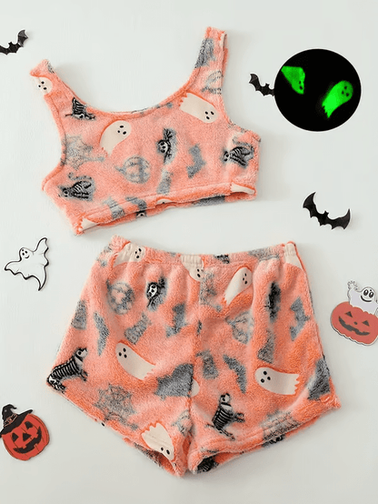 💥Halloween Pre - Sale 40% Off 🎃Halloween vest pajamas set👻