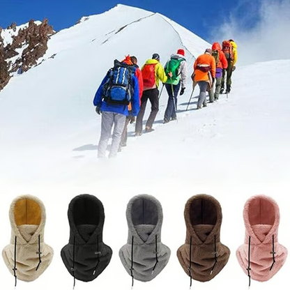 🔥2024 HOT SALE-49% OFF🔥Winter Outdoor Sherp Hooded Sports Windproof Mask⛷️