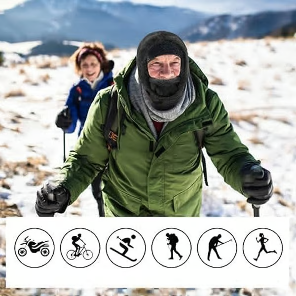 🔥2024 HOT SALE-49% OFF🔥Winter Outdoor Sherp Hooded Sports Windproof Mask⛷️