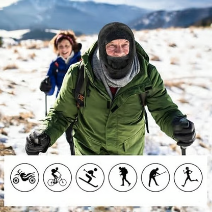 🔥2024 HOT SALE-49% OFF🔥Winter Outdoor Sherp Hooded Sports Windproof Mask⛷️