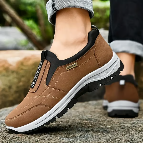 🔥Authenticity- Guaranteed-Men's Comfortable Waterproof Breathable Orthopedic Walking Shoes Hiking Shoes