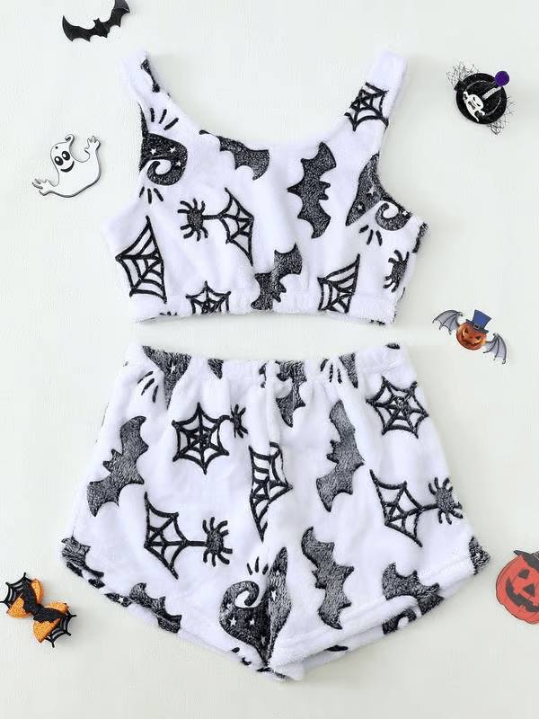 💥Halloween Pre - Sale 40% Off 🎃Halloween vest pajamas set👻